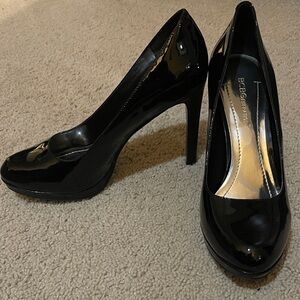 BCBG Glossy Black Heels
